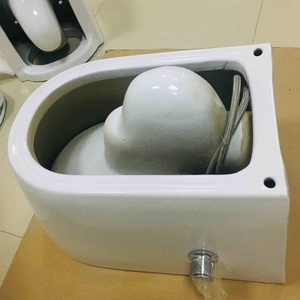 Không gian phòng tắm treo nhà vệ sinh với vòi phun CHẬU VỆ SINH trong một <span class=keywords><strong>WC</strong></span> xây dựng-in-bidet-Vòi phun toaletowa kết hợp vaso tủ quần áo Thiết bị vệ sinh - Product Image 3