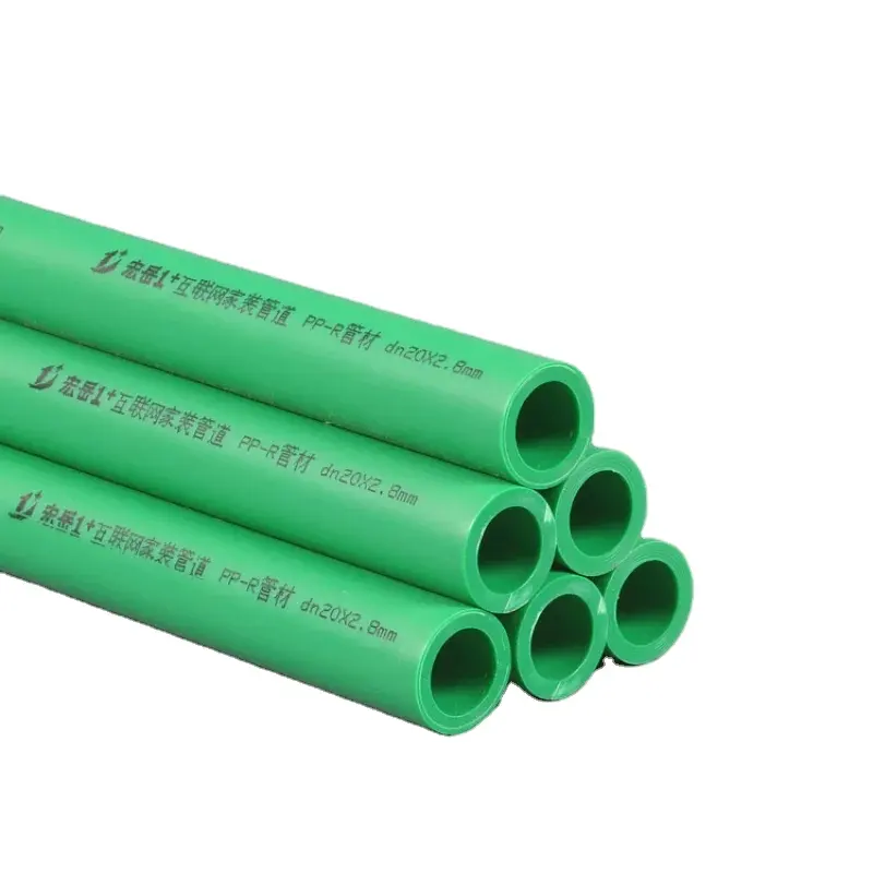 Factory Price PP-R Pipe Green Color Water Supply Home Use Water Pipe PP-R Pipe and Fittings