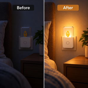 Lampes de nuit LED à capteur de lumière, directement de l'usine, 3 niveaux de luminosité, économie d'énergie, à brancher, pour chambre, salle de bain, couloir - Product Image 5