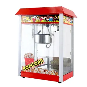 Light Red Vintage Movie Theater Commercial Popcorn Machine 8 oz kettle it can make 48 cups of popcorn at a time Popcorn Machine