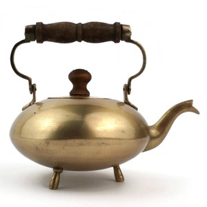 Théière en métal finition étain antique, cafetière vintage style européen, bouilloire à thé rétro en alliage de zinc argenté, vente en gros, décoration intérieure - Product Image 6