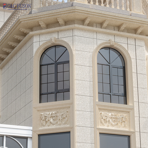 Fuson High Quality Soundproof Triple Glazed Copper <strong>Window</strong> Retro French Style Steel <strong>Frame</strong> Casement <strong>Window</strong> Design - Product Image 3