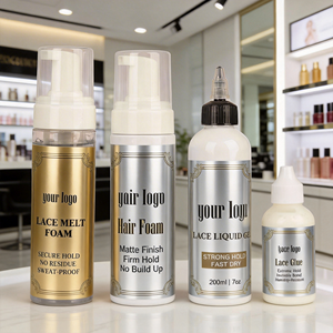 Colla per pizzo invisibile naturale a tenuta estrema, impermeabile, non tossica, resistente all'umidità, per la creazione di parrucche e copricapo lunghi, a marchio privato - Product Image 1