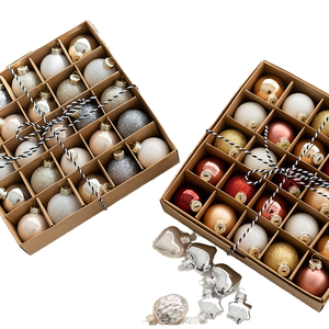 Décorations de Noël modernes et écologiques Zhuochen : Boules irrégulières en verre brodé, accessoires photo de haute qualité - Product Image 4