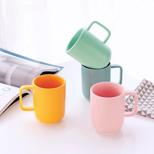 Boîte cadeau tasse en céramique Macaron Pastel - Grande tasse à eau et à thé en céramique mate de style nordique - Product Image 3