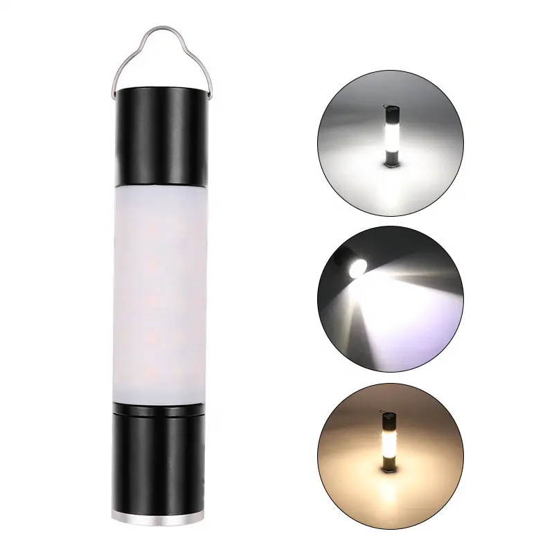 Lampes portables avec chargeur de téléphone mini lanternes lampe de camping rechargeable
