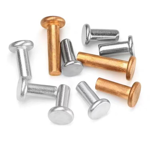 Rivets solides personnalisés en cuivre, acier inoxydable, aluminium et galvanisés, M3-M12, grade 10.9 et grade 12.9, tête ronde - Product Image 1