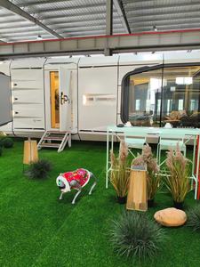 Fabrication en usine de maisons mobiles de luxe haut de gamme pour <span class=keywords><strong>l</strong></span>'extérieur, capsules spatiales, maisons préfabriquées avec cuisine et salle de bain - Product Image 5