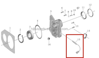 Nuevo Sensor de Temperatura VDO ORIGINAL EQ153 X10-232-001-002 para Autobús Kinglong ZK