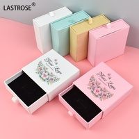 Boîte à bijoux en carton personnalisée, boîte cadeau en papier pour bijoux, boîte à bagues, boucles d'oreilles, collier, bracelet, emballage de boîte à bagues