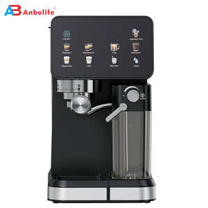 Cafetera Anbolife Cool <span class=keywords><strong>Espresso</strong></span> de 20 Bares, un Solo Botón, Doble Taza, <span class=keywords><strong>Espresso</strong></span>, Cappuccino, Latte, <span class=keywords><strong>Macchiato</strong></span> con Tanque de Leche, para Hogar y Oficina - Product Image 1