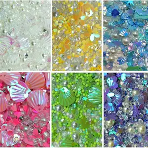 HY Manufacturers direct sales mixed glitter ice system independent research and development of tablecloth accessories Slime m