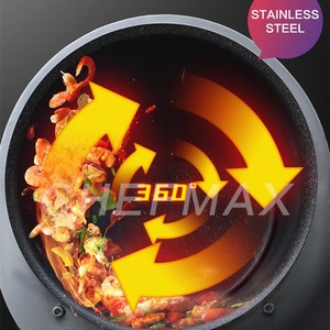 Smart Food kitchen nonstick personalized Machine Automatic Electric stir fry bake machine - Product Image 6