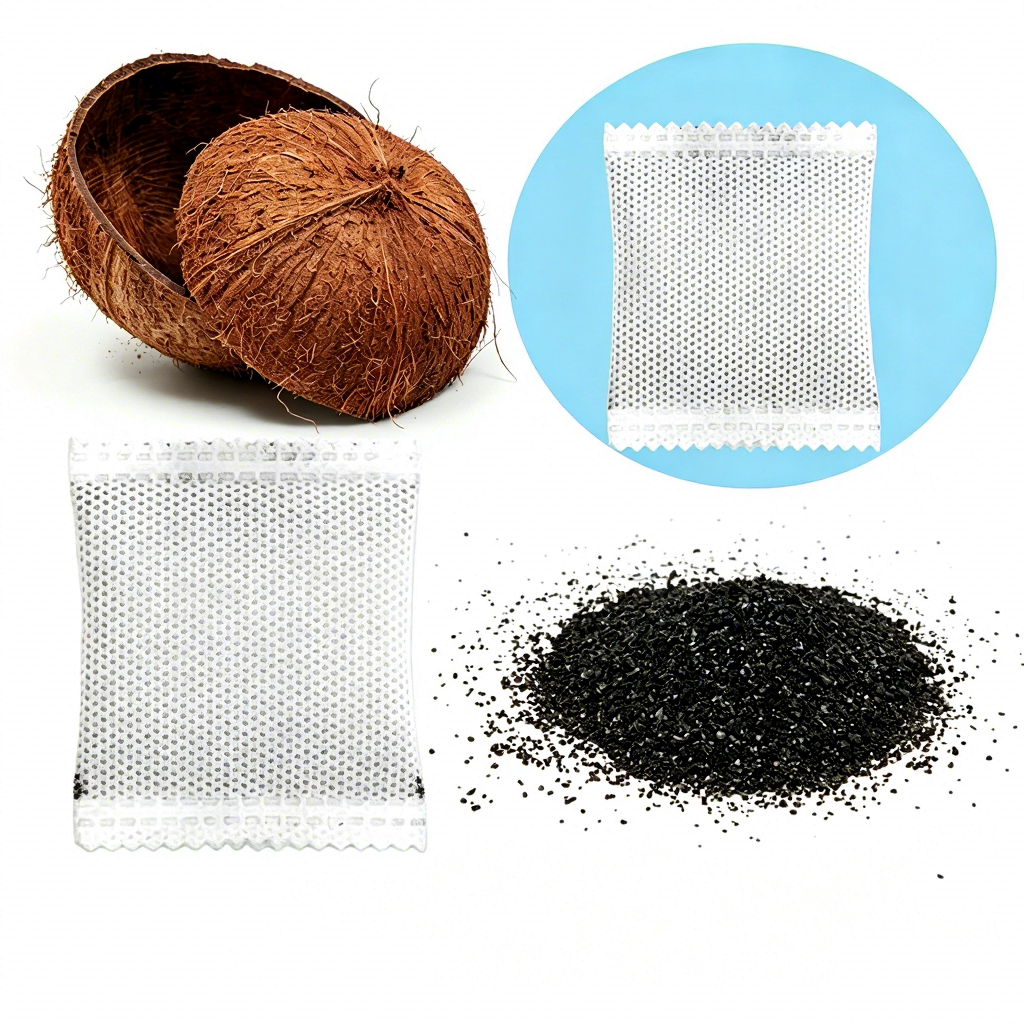 Coconut Shell Bamboo Activated Carbon 5g Polypropylene Non-woven Fabric Pack Desiccant Dehumidification Deodorization ISO9001