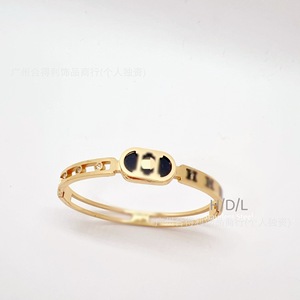 Jewelry Lvjia Vintage Leather Stainless Steel <strong>Bracelet</strong> H Women's Simple GG Fashion Stainless Steel <strong>Bracelet</strong> Factory - Product Image 3