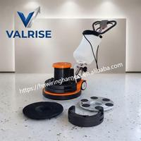 Machine à polir les sols de 18 pouces, 2,5 HP, 175 tr/min, 220 V, polisseuse de sols commerciale, meuleuse, réservoir d'eau de 15 L, marbre, béton