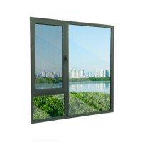 Rotura térmica Ecológica Doble Galzed Triple-Defensa Larga duración Calidad superior 65 Ventanas de aluminio