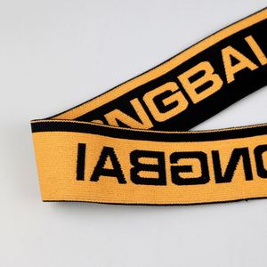Strong Colorful Jacquard <b>Elastic</b> With Customized Logo for Garment Accessories Underwear Waist Band - Product Image 4