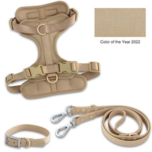 Arnés Ligero de Malla Transpirable Acolchado Suave para Perros y Mascotas, Correa Doble de PVC Impermeable y Duradera, Collar y Dispensadores de Bolsas para Excrementos - Product Image 2