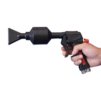 Pistolet à mousse double tube avancé eau-air pour le detailing automobile – Équipement de lavage de voiture haute performance pour les salons de beauté