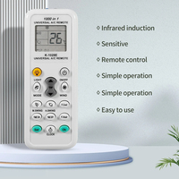 Control Remoto Universal para Aire Acondicionado K-1028E de Bajo Consumo, Control Remoto LCD para Aire Acondicionado, Productos para el Hogar Inteligente