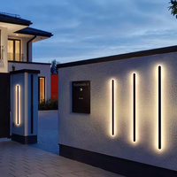 Applique murale LED en aluminium élégante à forte transmittance, lampe de jardin créative pour cour, couloir, fer forgé, extérieur