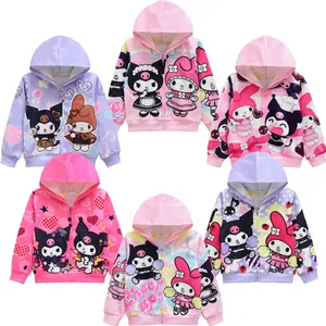 İlkbahar ve sonbahar giysileri kız karikatür Hoodies mi Hoodies Kawaii tişörtü spor ceket kızlar sevimli ceket Hoodie