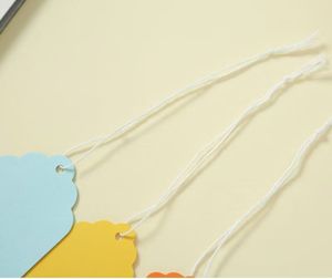 손으로 쓴 금 실버 보석 가격 태그 컬러 종이 카드 거친 면 로프 빈 태그 매달려 액세서리 포장 라벨 - Product Image 3