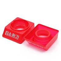 Support de sol en plastique rouge pour extincteur simple, capacité 2-4 kg, accessoire d'équipement de lutte contre l'incendie