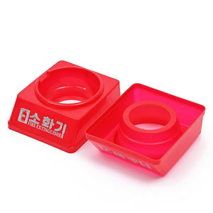 ฐานวางถังดับเพลิงพลาสติกสีแดงเดี่ยว รองรับน้ำหนัก 2-4 กิโลกรัม อุปกรณ์เสริมสำหรับดับเพลิง - Product Image 3