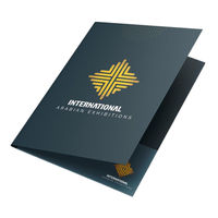 Carpeta DE PRESENTACIÓN DE PAPEL DE DOCUMENTO DE NEGOCIOS DE OFICINA A5 A4 impresa personalizada