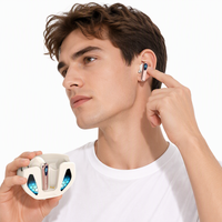 Écouteurs de jeu TWS MAX-ONE à réduction active du bruit, avec affichage LED de la batterie, faible latence et micro HD