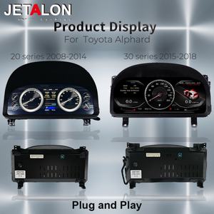 Panel de Instrumentos Digital Original de 12.3 Pulgadas para Toyota VELLFIRE Alphard 20 Alphard 30 A20 A30, Velocímetro LCD para el Tablero - Product Image 1