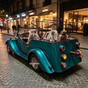 Vehículo Eléctrico Turístico Retro Vintage Premium con Asientos Cómodos para Atracciones Turísticas y Transporte a Villas - Product Image 1