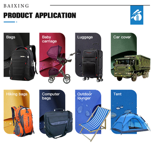Miễn Phí Mẫu 420D <span class=keywords><strong>Polyester</strong></span> Oxford Vải Tráng Không Thấm Nước Đồng Bằng Nhuộm Vải Cho Hành Lý - Product Image 6