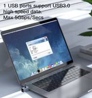 Yodo-Mini enchufe USB 3,0 a 3 puertos USB Hub
