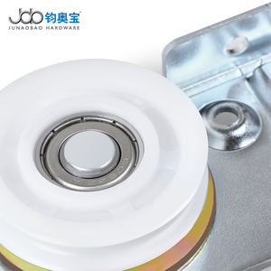 JOBシングルサイドソフトクロージングスライディングドアローラー付き家具ホイール付きストッパープーリー付きスライドドア木製ワードローブ - Product Image 4