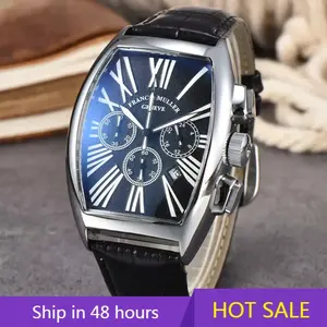 顶级原装品牌日内瓦男士手表豪华多功能计时全钢手表商务运动AAA男士钟表