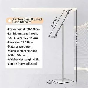 Carteleras de Acero Inoxidable, Letreros de Exhibición, Señales Direccionales, Señales Verticales, Soportes para Pósteres - Product Image 4