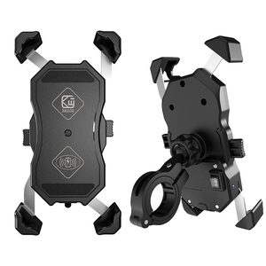 Kewig tùy chỉnh IP66 không thấm nước Xe Máy Người giữ điện thoại với bộ sạc không dây qi15w pd20w 360 xoay cho 3.5-6.5 inch điện thoại di động - Product Image 2