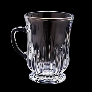 100ml Gelas Teh Kaca Transparan Grosir Desain Elegan dan Sederhana untuk Layanan Teh, Restoran, dan Penggunaan di Rumah - Product Image 1