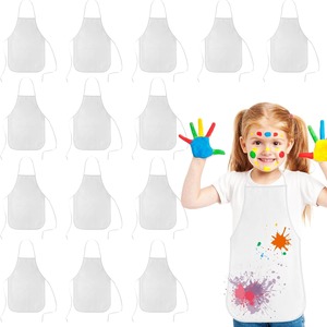 Tablier d'artisanat pour enfants en gros, tablier non tissé multicolore vibrant pour la peinture et le bricolage des enfants - Product Image 1