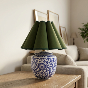 Lampe de table en céramique artisanale de luxe, vase, pot de rangement, pot de fleurs décoratif en porcelaine pour la maison, le salon et les meubles. - Product Image 4