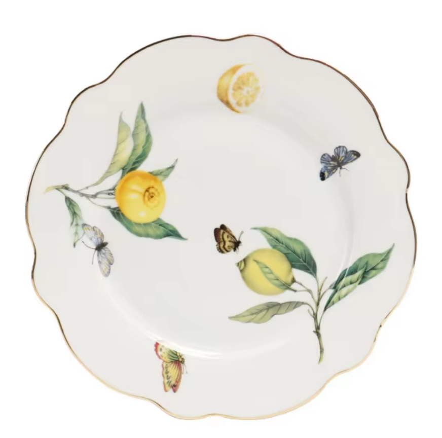 White 8 inch plate