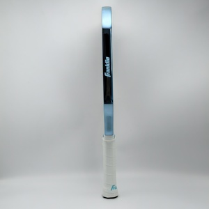 Vente en gros de C45 certifiés pour les tournois USAP-A °   Raquette de pickleball DYNASTY 16 mm avec noyau en mousse, forme allongée, bleue - Product Image 3