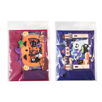 Carte de vœux personnalisée Halloween 3D Pop-up en papier artistique avec vernis mat, impression offset 160x110mm avec enveloppe pour fête