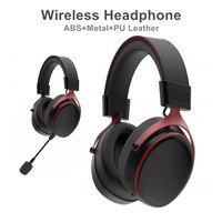 Casque de jeu en gros avec microphone HD 7.1 détachable, casque RGB tri-mode BT sans fil, USB-A, USB-C, dongle 2.4G et entrée AUX