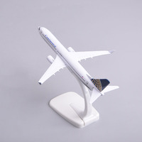 Maquette d'avion en métal 16 cm 1/400 Continental Airlines B737-800, design moderne style vol
