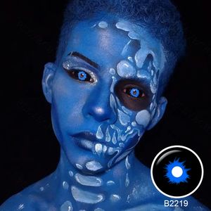 무료 배송 Pseyeche 공막 렌즈 22mm 코스프레 sharingan 콘택트 렌즈 Redlash 공막 렌즈 sharingan 콘택트 렌즈 - Product Image 4