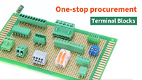 Connecteur de bornier à vis en cuivre pour circuit imprimé (PCB) à 4 broches, pas de 3,81 mm, avec courant continu maximal de 50 A pour usage industriel
